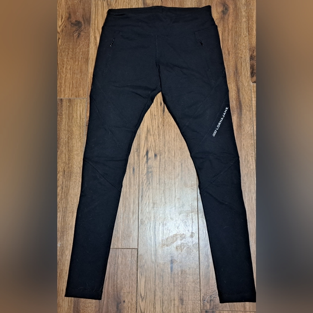 Lorna Jane Active Womens Pants Leggings Workout Gym Nylon Elastane black size XS